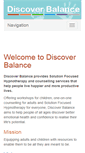 Mobile Screenshot of discover-balance.com