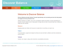 Tablet Screenshot of discover-balance.com